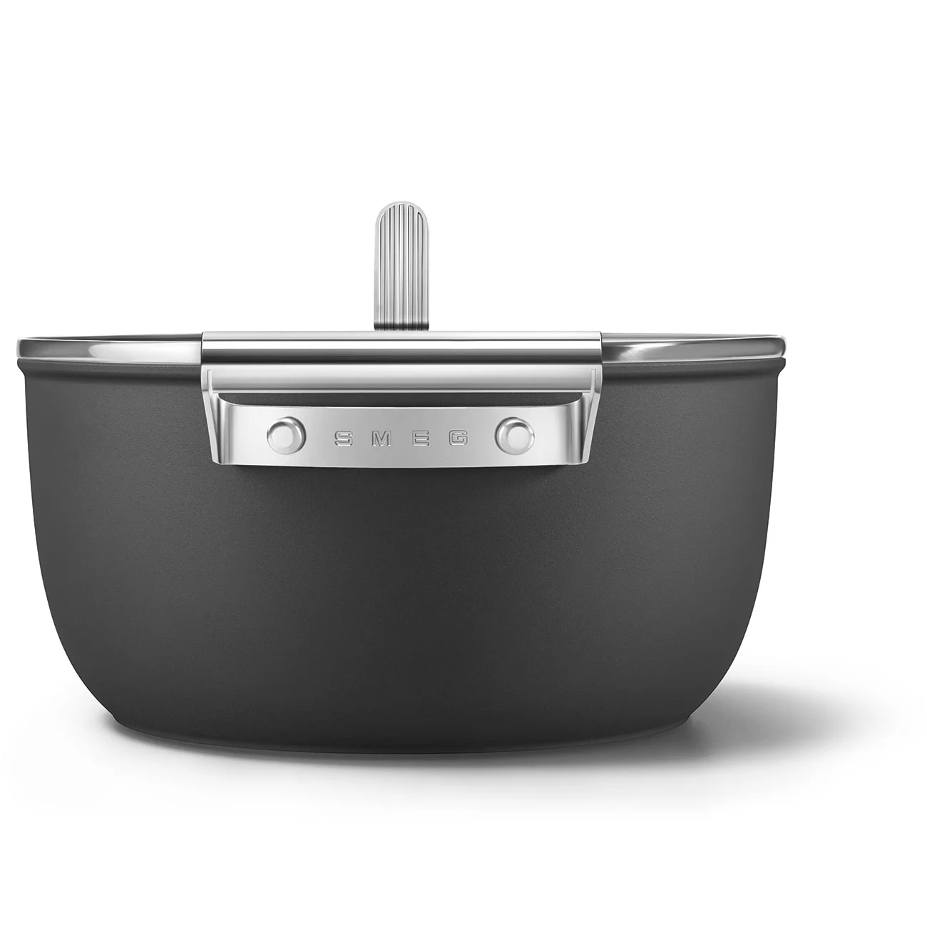 Smeg CKFC2411BLM Cookware Yapışmaz Tencere Cam Kapaklı 24 cm. Siyah - Görsel 9