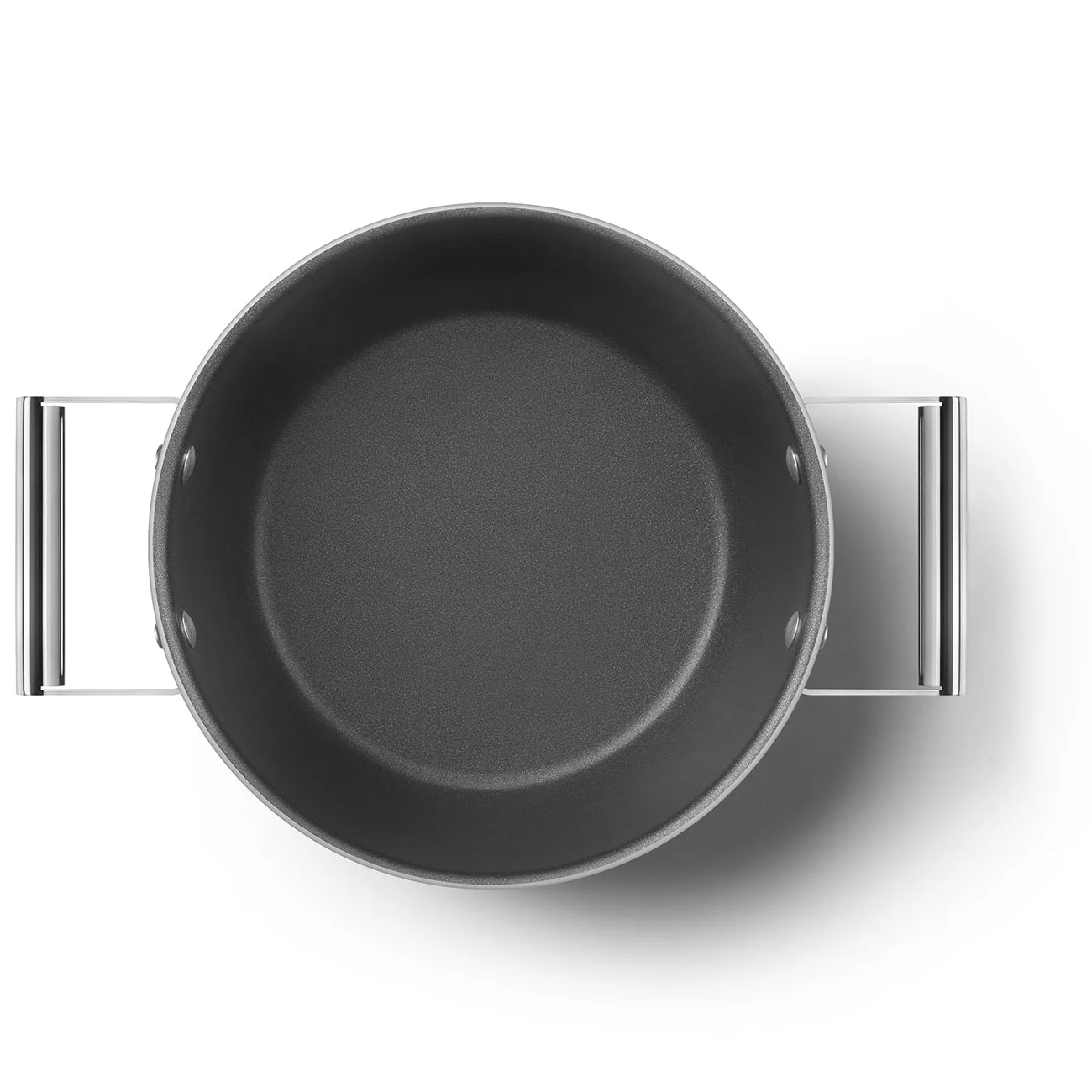 Smeg CKFC2411RDM Cookware Yapışmaz Tencere Cam Kapaklı 24 cm. Kırmızı - Görsel 5