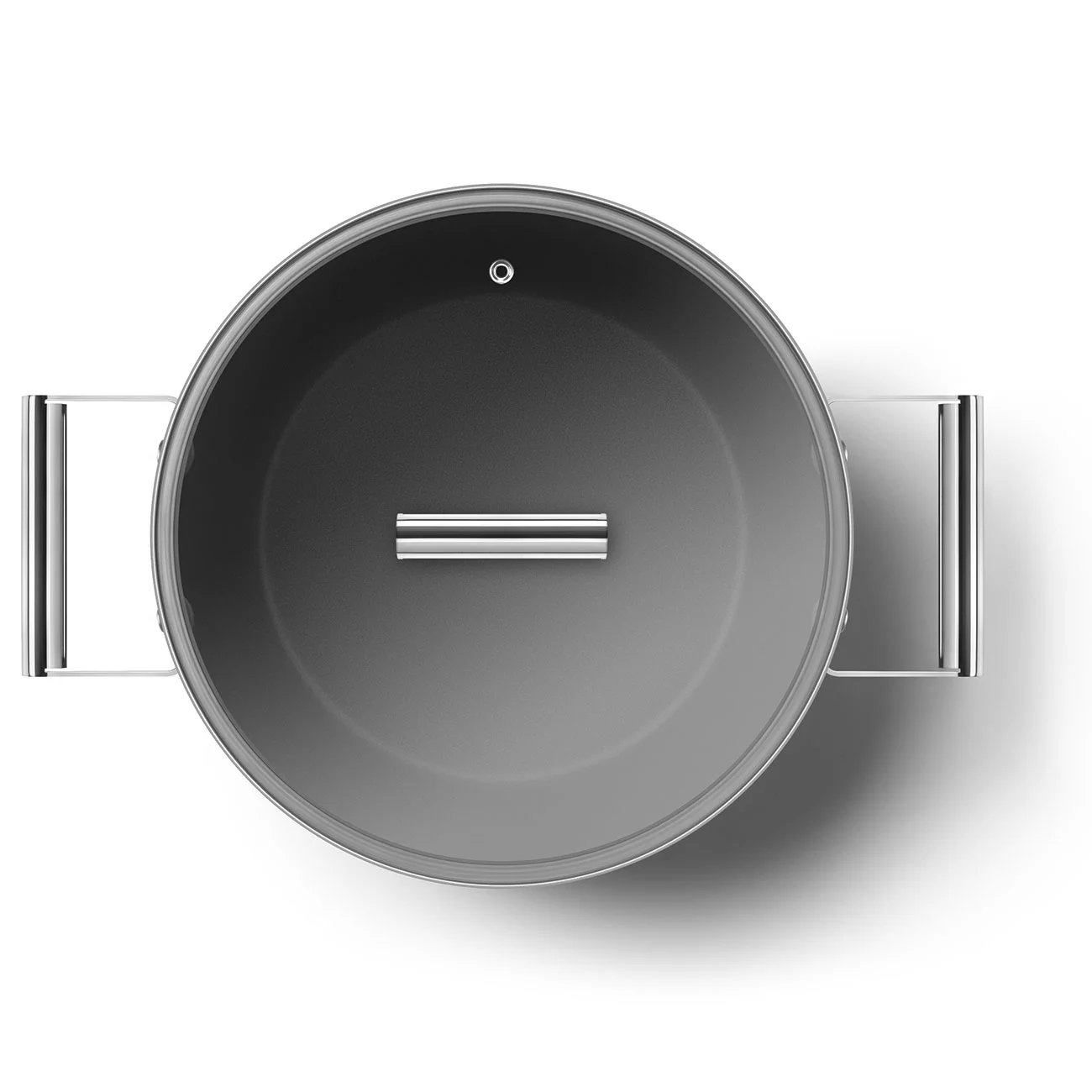 Smeg CKFC2611BLM Cookware Yapışmaz Tencere Cam Kapaklı 26 cm. Siyah - Görsel 10