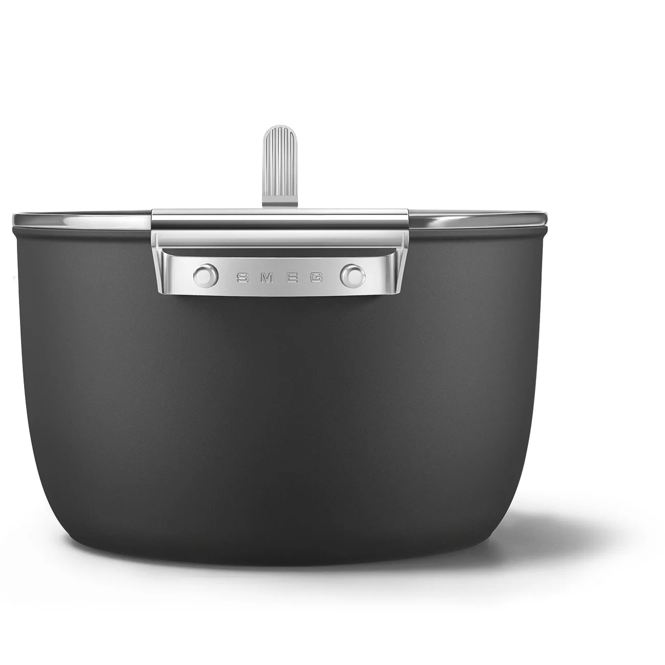 Smeg CKFC2611BLM Cookware Yapışmaz Tencere Cam Kapaklı 26 cm. Siyah - Görsel 9