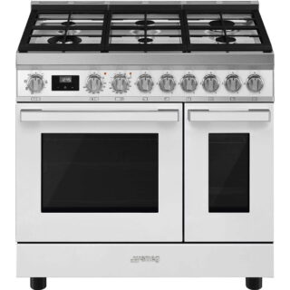 Smeg CPF92GMWH Portofino 2 Fırınlı Kuzine 90 cm. Beyaz