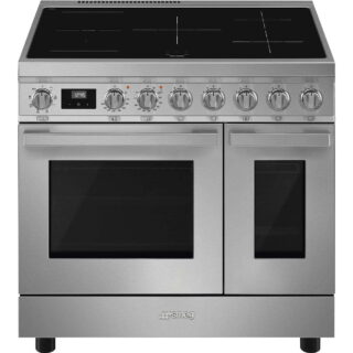 Smeg CPF92IMX Portofino 2 Fırınlı Kuzine 90 cm.İndüksiyonlu Çelik