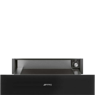 Smeg CPR115N Linea Isıtma Çekmecesi H:15 cm. Siyah Cam