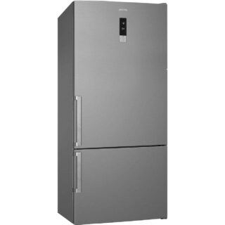 Smeg FC84EN4HX Solo Dondurucu Altta 2 Kapılı Nofrost Buzdolabı 90 cm. Çelik