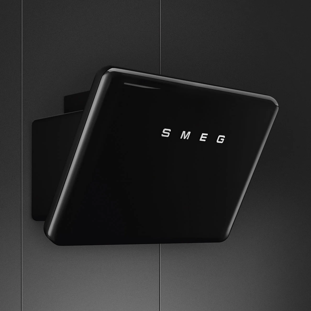 Smeg KFAB75BL Retro Duvar Davlumbaz 75 cm. Siyah - Görsel 3