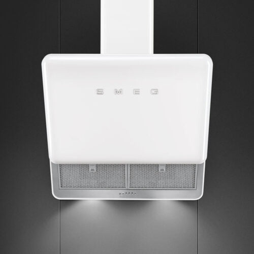 Smeg KFAB75WH Retro Duvar Davlumbaz 75 cm. Beyaz