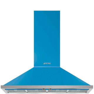 Smeg KPF12T Portofino Duvar Davlumbaz 120 cm. Turkuaz