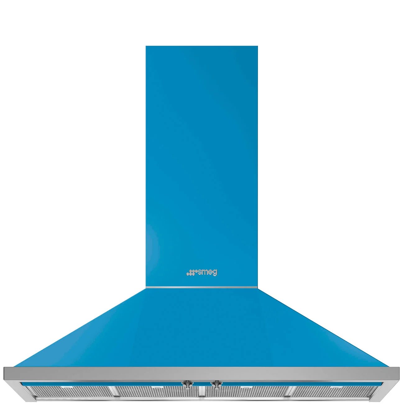 Smeg KPF12T Portofino Duvar Davlumbaz 120 cm. Turkuaz