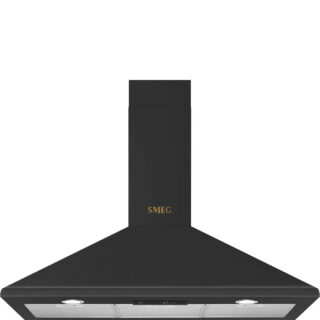 Smeg KSED95COA Duvar Davlumbaz 90 cm. Antrasit