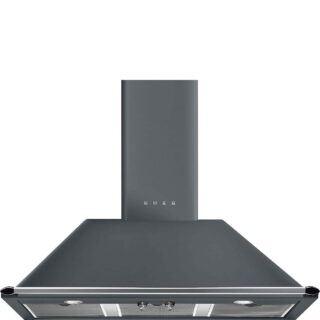 Smeg KT100GRE Victoria Duvar Davlumbaz 100 cm. Barut Gri