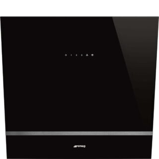 Smeg KV26N Duvar Davlumbaz 60 cm. Siyah Cam