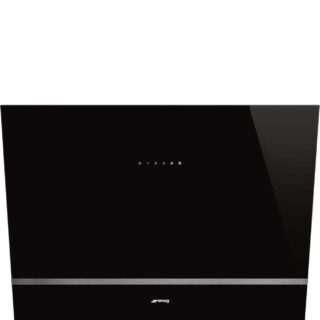 Smeg KV28N Duvar Davlumbaz 80 cm. Siyah Cam