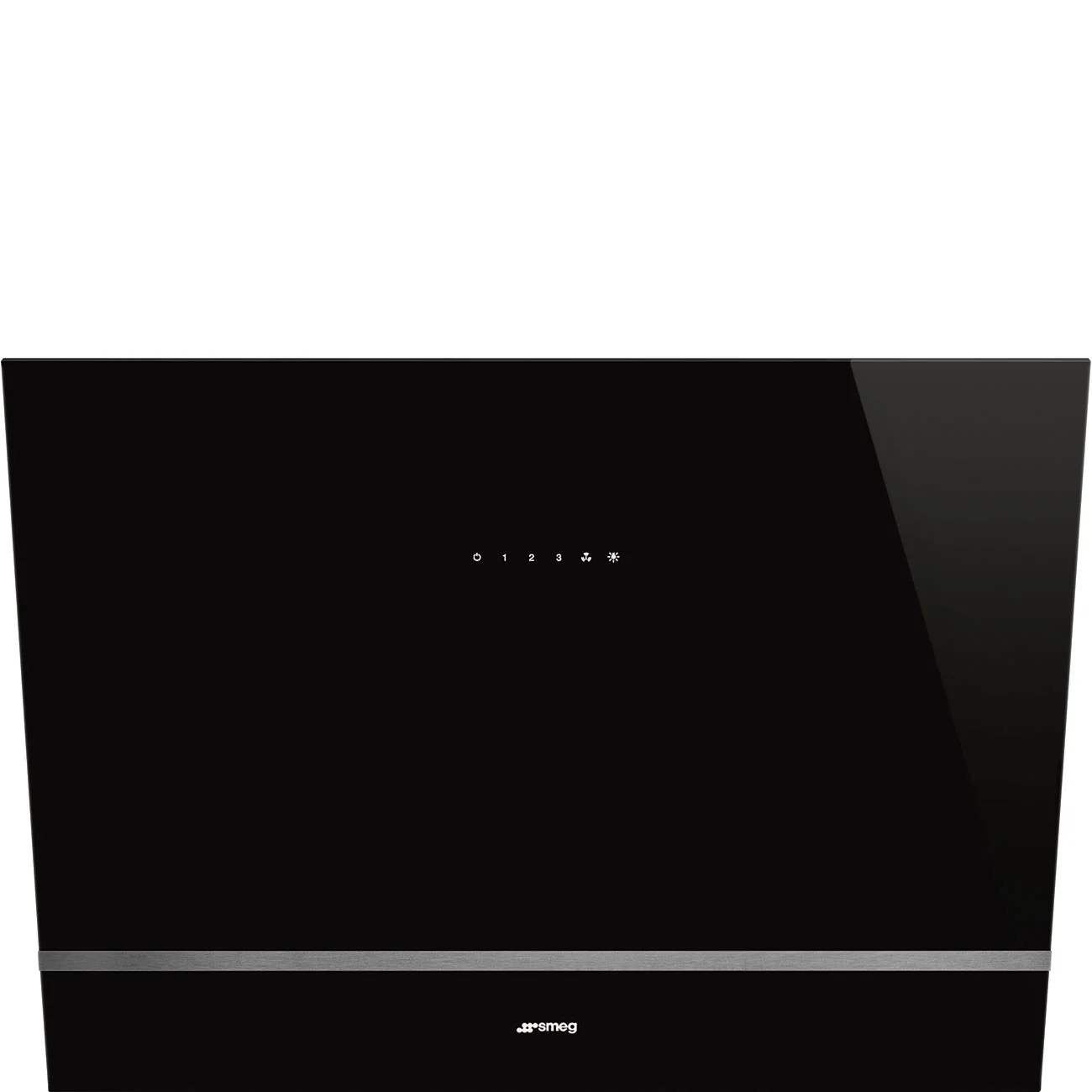 Smeg KV28N Duvar Davlumbaz 80 cm. Siyah Cam