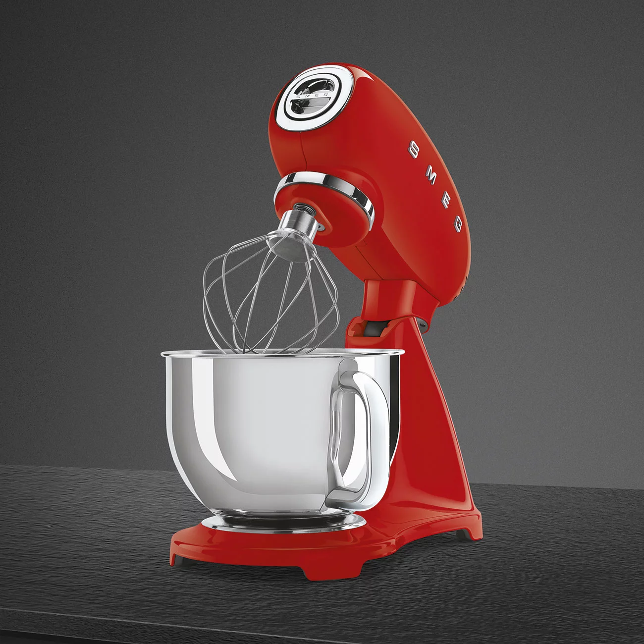 Smeg SMF03RDEU Hamur Karıştırma Komple Kırmızı Gövde - Görsel 6