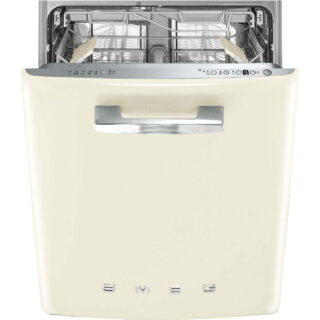 Smeg STFABCR3 Retro Ankastre Bulaşık Makinesi 60 cm. Krem