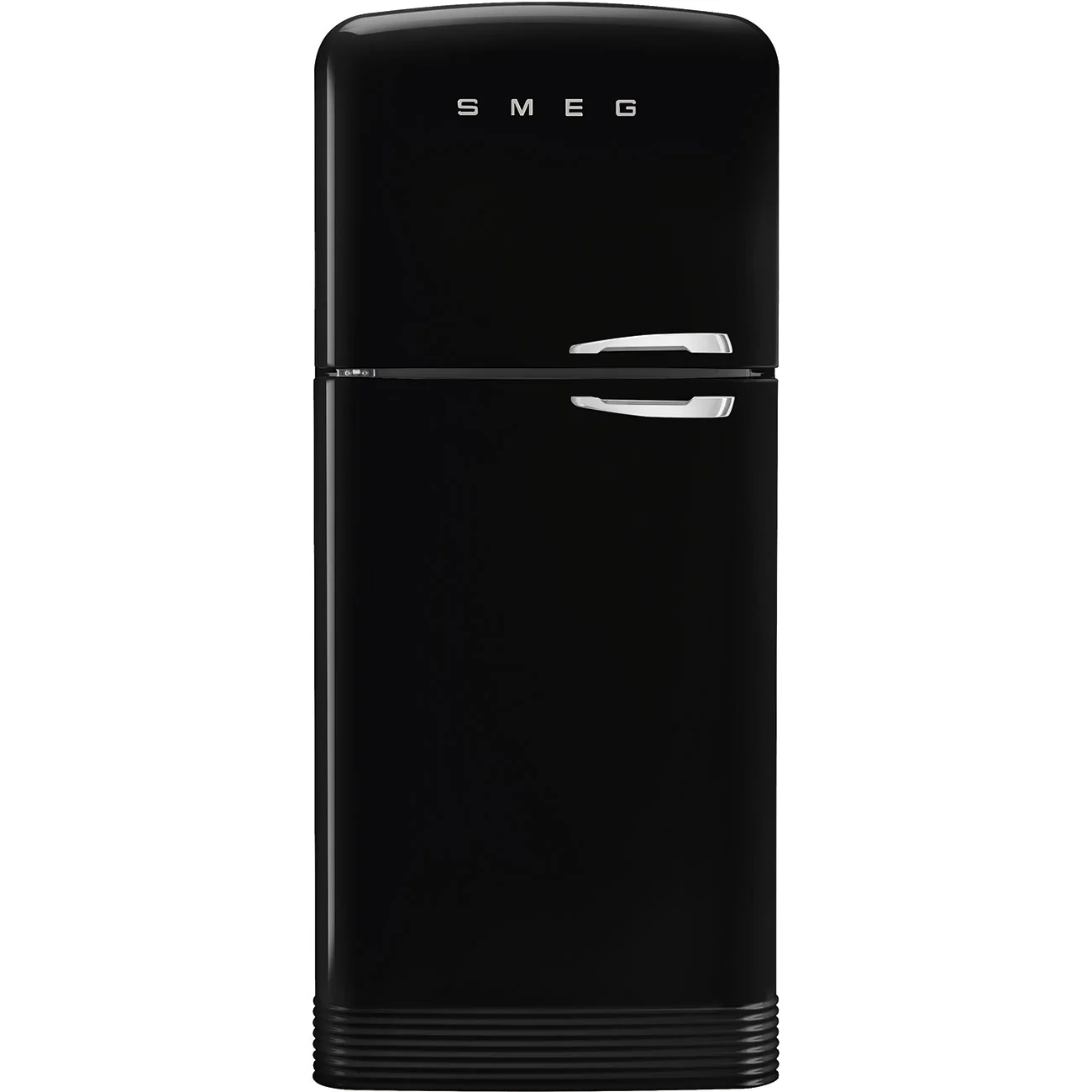 Smeg FAB50LBL5 Retro Dondurucu Üstte 2 Kapılı Buzdolabı Siyah Sol Menteşe