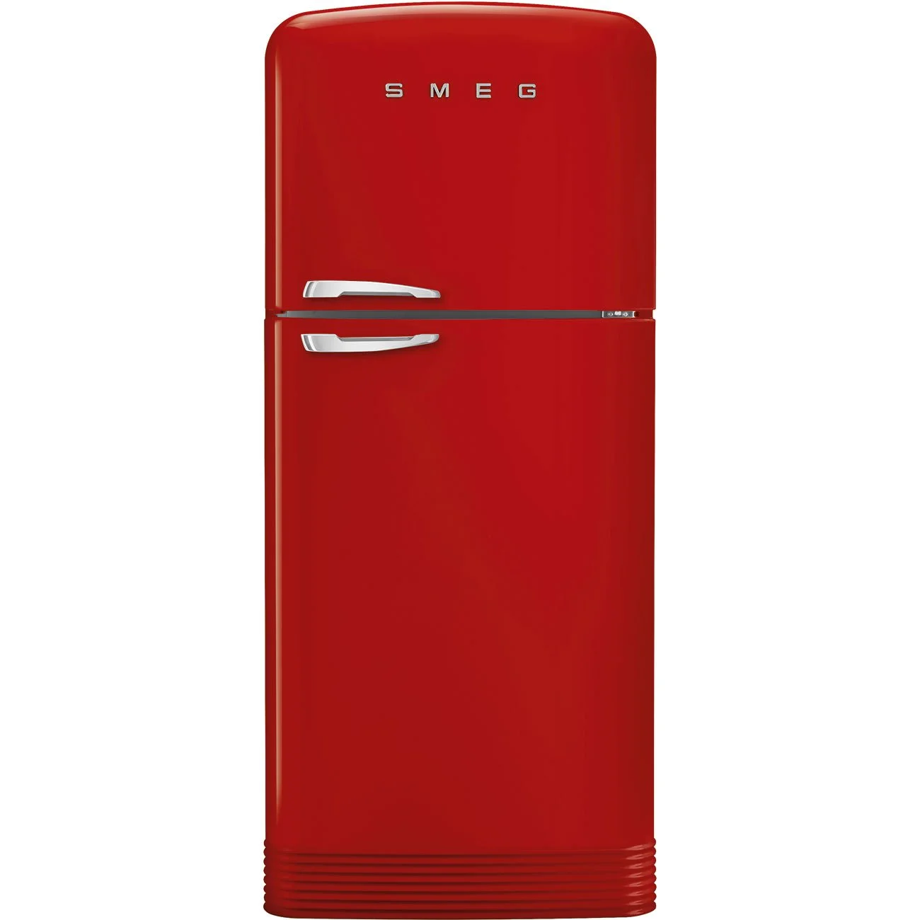 Smeg FAB50RRD5 Retro Dondurucu Üstte 2 Kapılı Buzdolabı Kırmızı Sağ Menteşe
