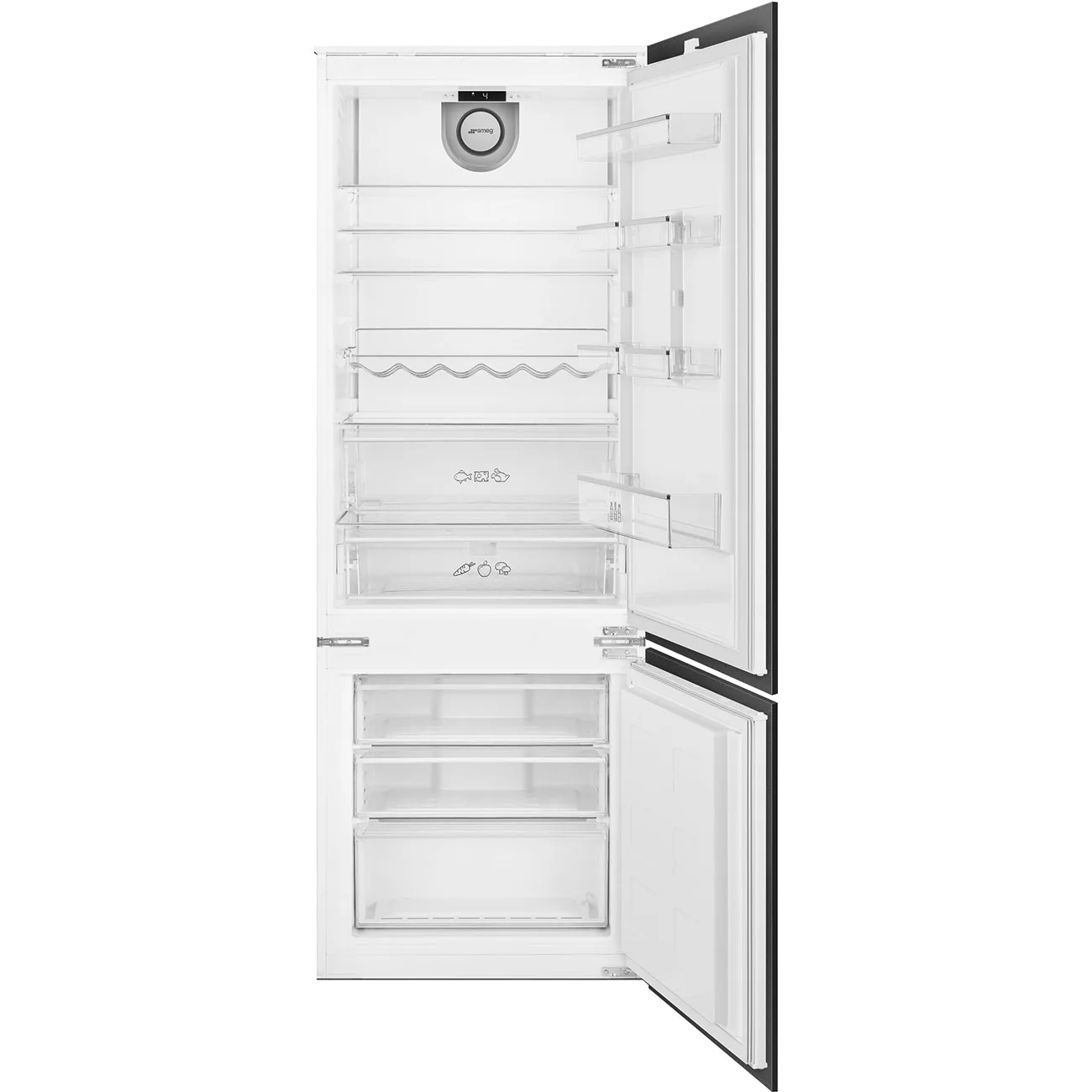 Smeg C475VE Tam Entegre-Dondurucu Altta Buzdolabı 70 cm.