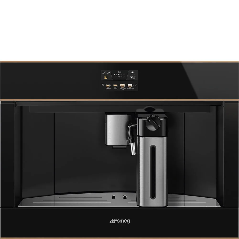 Smeg CMS4604NR D.S.N. Kahve Makinesi H:45 cm. Bakır Estetik