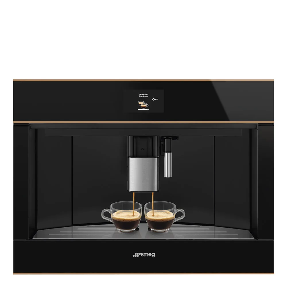Smeg CMS4604NR D.S.N. Kahve Makinesi H:45 cm. Bakır Estetik - Görsel 3