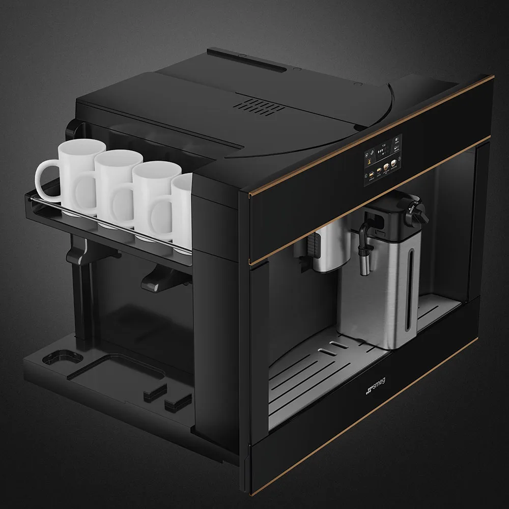 Smeg CMS4604NR D.S.N. Kahve Makinesi H:45 cm. Bakır Estetik - Görsel 5