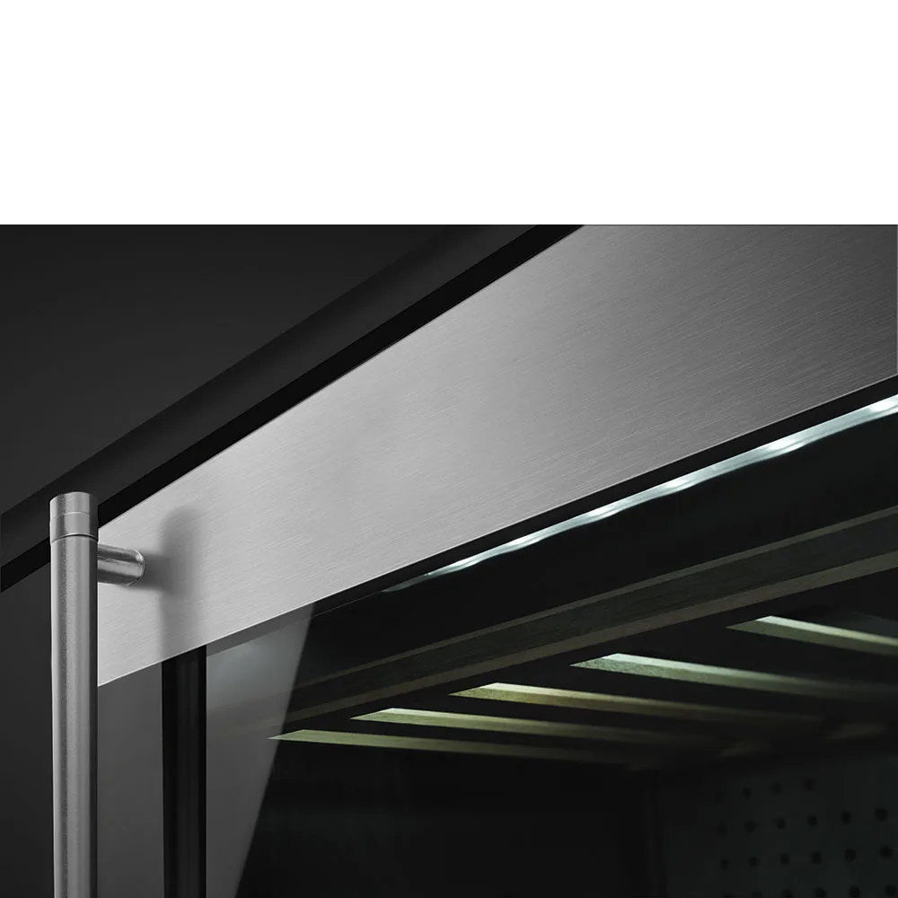 Smeg CVI338RX3 Klasik Seri Tezgahaltı Ankastre Şarap Soğutucu H:82 cm. Sağ Ment. Çelik - Görsel 2