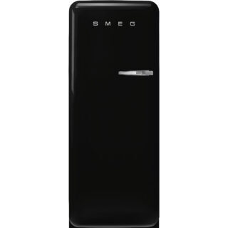 Smeg FAB28LBL5 Retro Tek Kapılı Buzdolabı,Siyah Sol Menteşe