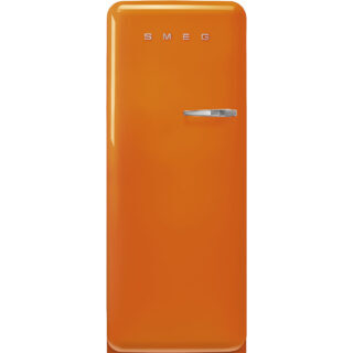 Smeg FAB28LOR5 Retro Tek Kapılı Buzdolabı Turuncu Sol Menteşe