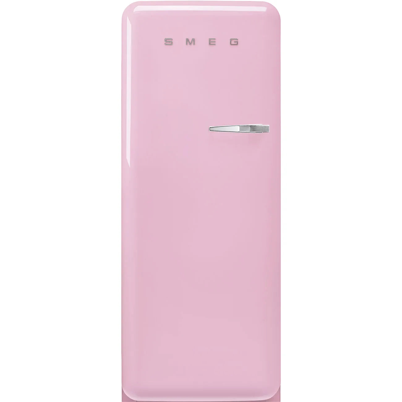 Smeg FAB28LPK5 Retro Tek Kapılı Buzdolabı Pembe Sol Menteşe