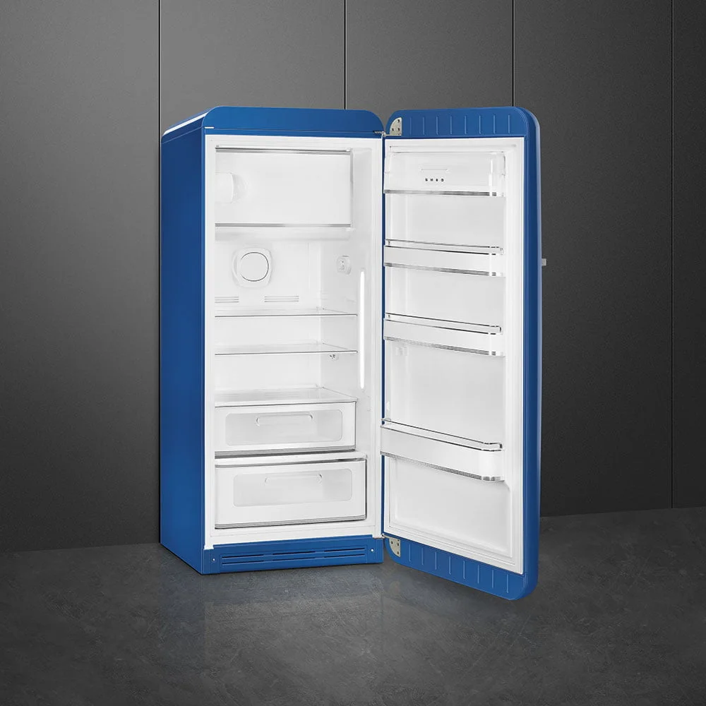 Smeg FAB28RBE5 Retro Tek Kapılı Buzdolabı Lacivert Sağ Menteşe - Görsel 2