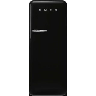 Smeg FAB28RBL5 Retro Tek Kapılı Buzdolabı,Siyah Sağ Menteşe