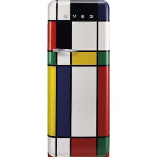 Smeg FAB28RDMC5 Retro Özel Seri Tek Kapılı Buzdolabı Multi Color Sağ Menteşe