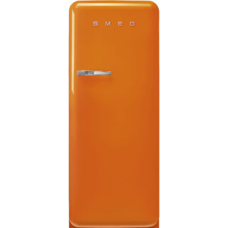 Smeg FAB28ROR5 Retro Tek Kapılı Buzdolabı Turuncu Sağ Menteşe