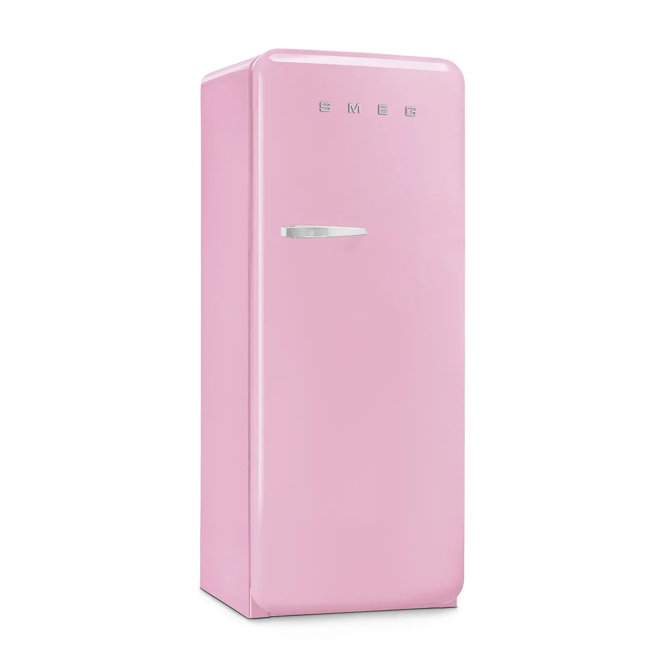 Smeg FAB28RPK5 Retro Tek Kapılı Buzdolabı Pembe Sağ Menteşe - Görsel 2