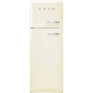 Smeg FAB30LCR5 Retro Dondurucu Üstte 2 Kapılı Buzdolabı Krem Sol Menteşe