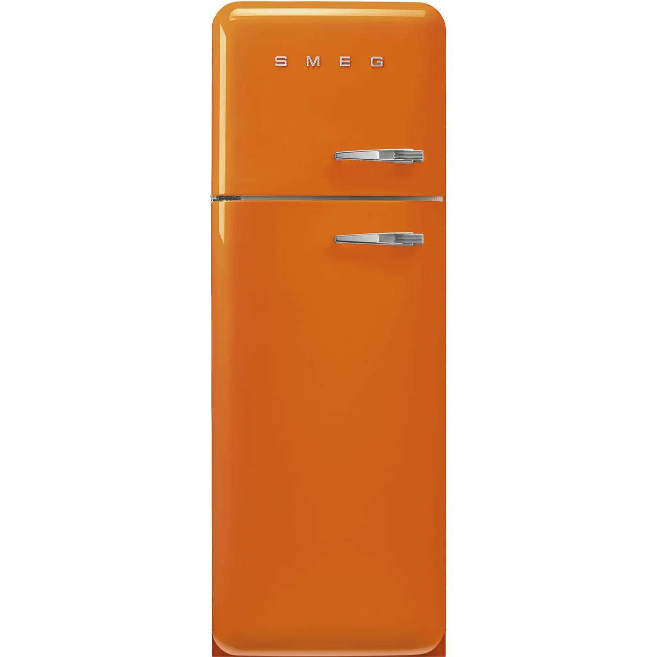 Smeg FAB30LOR5 Retro Dondurucu Üstte 2 Kapılı Buzdolabı Turuncu Sol Menteşe