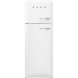Smeg FAB30LWH5 Retro Dondurucu Üstte 2 Kapılı Buzdolabı Beyaz Sol Menteşe