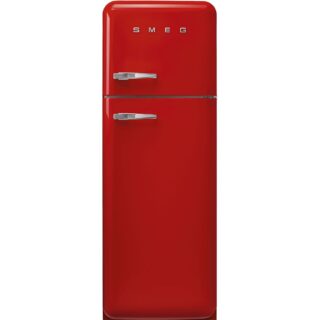 Smeg FAB30RRD5 Retro Dondurucu Üstte 2 Kapılı Buzdolabı Kırmızı Sağ Menteşe