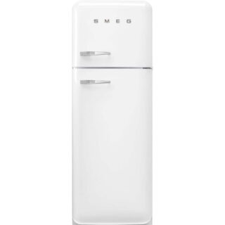 Smeg FAB30RWH5 Retro Dondurucu Üstte 2 Kapılı Buzdolabı Beyaz Sağ Menteşe