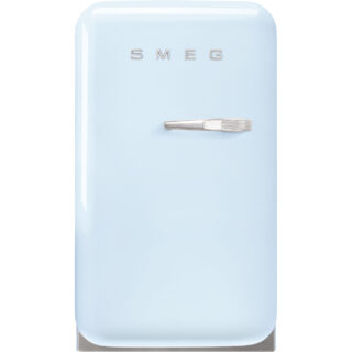 Smeg FAB5LPB5 Retro Mini Soğutucu Pastel Mavi Sol Menteşe