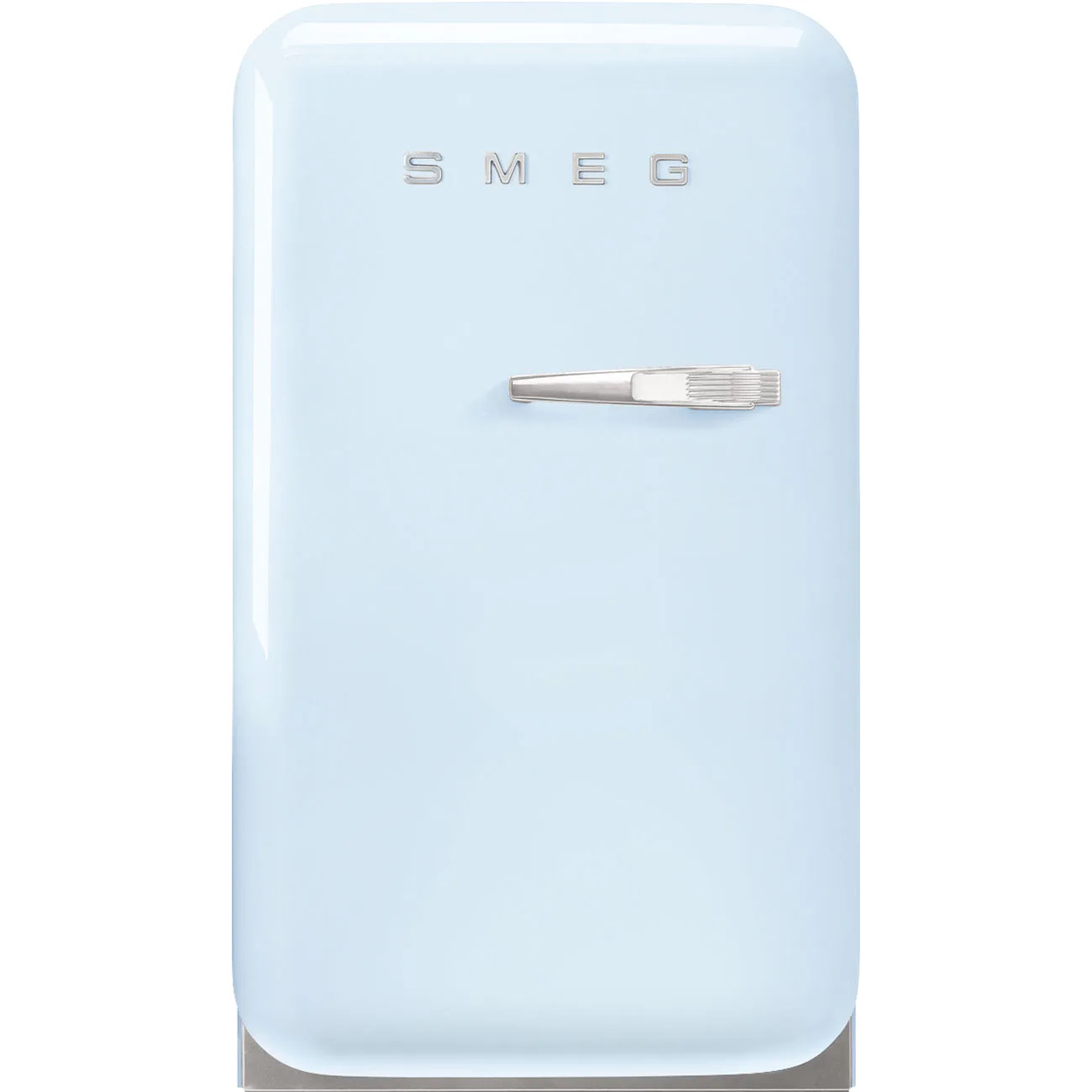 Smeg FAB5LPB5 Retro Mini Soğutucu Pastel Mavi Sol Menteşe
