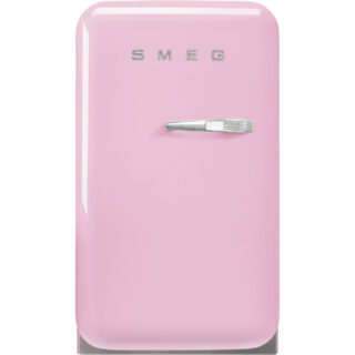 Smeg FAB5LPK5 Retro Mini Soğutucu Pembe Sol Menteşe