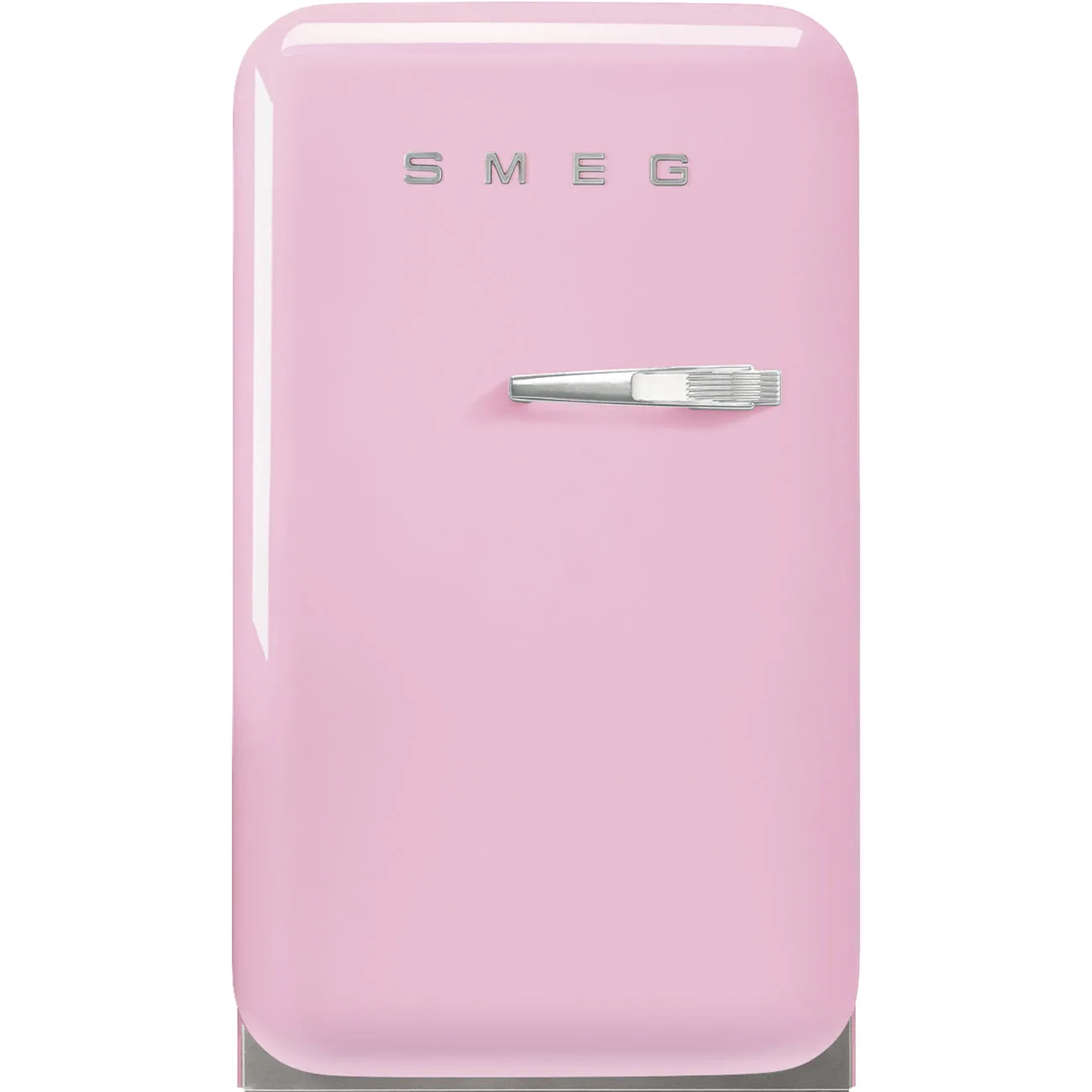 Smeg FAB5LPK5 Retro Mini Soğutucu Pembe Sol Menteşe