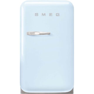 Smeg FAB5RPB5 Retro Mini Soğutucu Pastel Mavi Sağ Menteşe