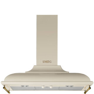 Smeg KC19POE Cortina Duvar Davlumbaz 90 cm. Krem Rustik