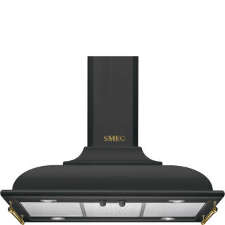 Smeg KCI19AOE Cortina Ada Davlumbaz 90 cm. Antrasit Rustik