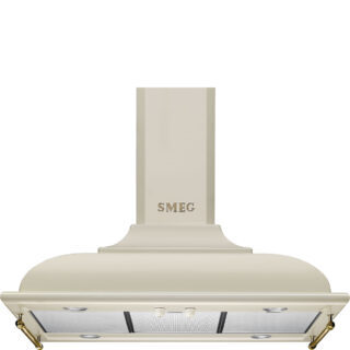 Smeg KCI19POE Cortina Ada Davlumbaz 90 cm. Krem Rustik