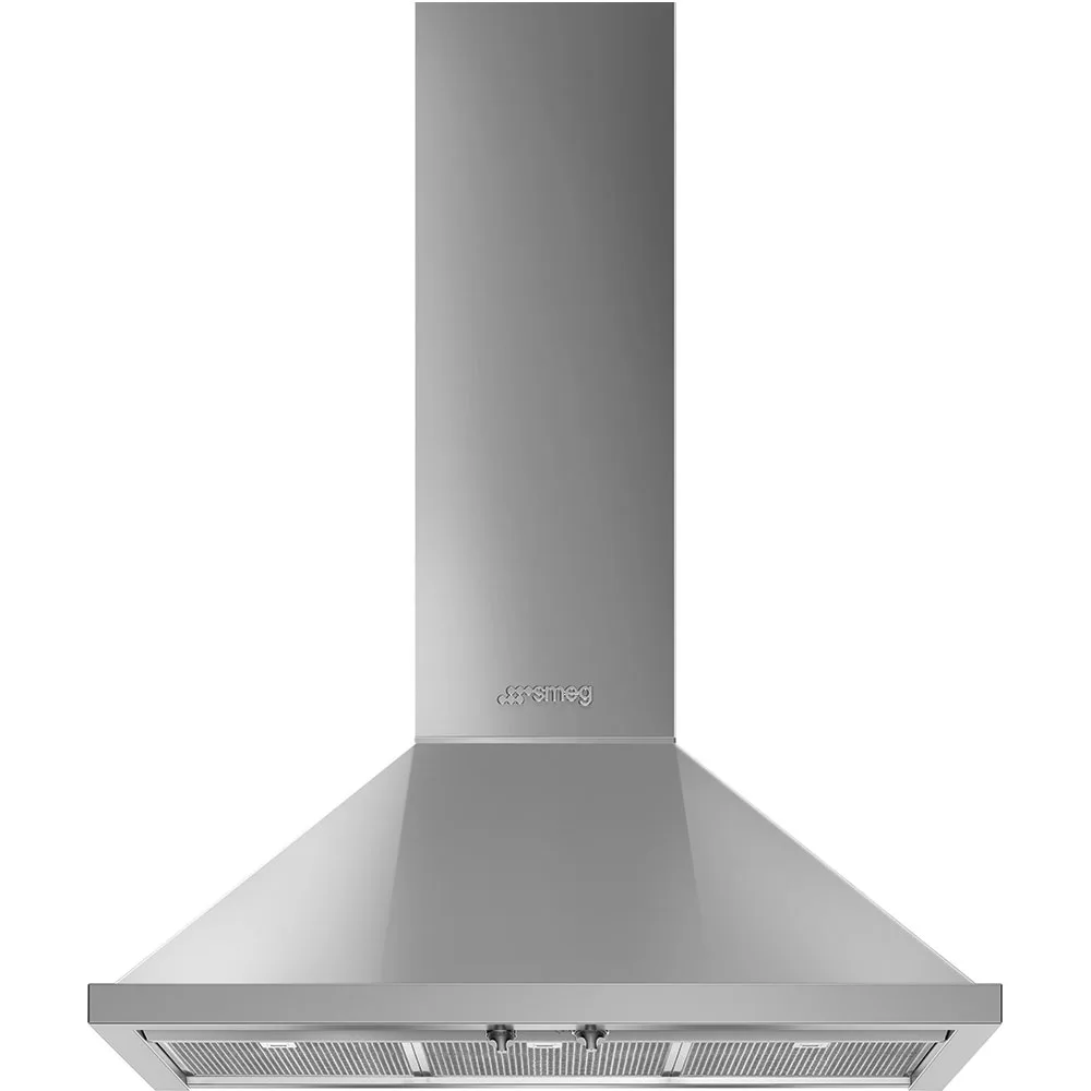 Smeg KPF9X Portofino Duvar Davlumbaz 90 cm. Çelik