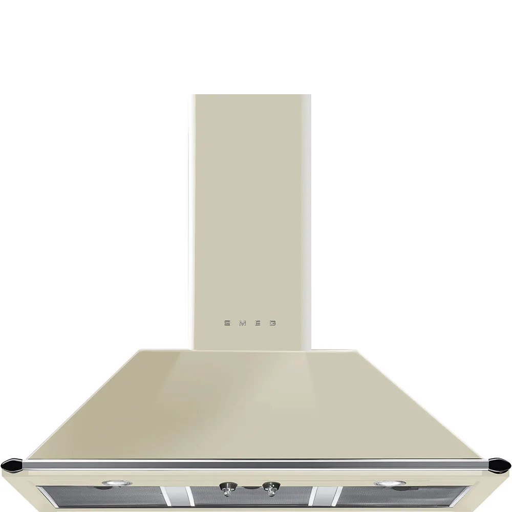 Smeg KT100PE Victoria Duvar Davlumbaz 100 cm. Krem
