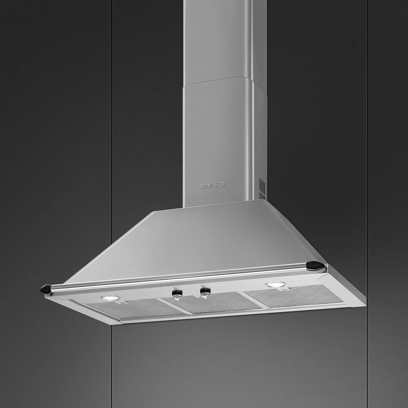 Smeg KTR90XE Victoria Duvar Davlumbaz 90 cm. Çelik - Görsel 2